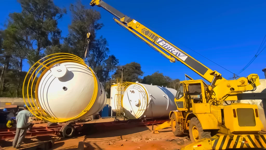 Tanques Industriais em fibra de vidro (PRFV)